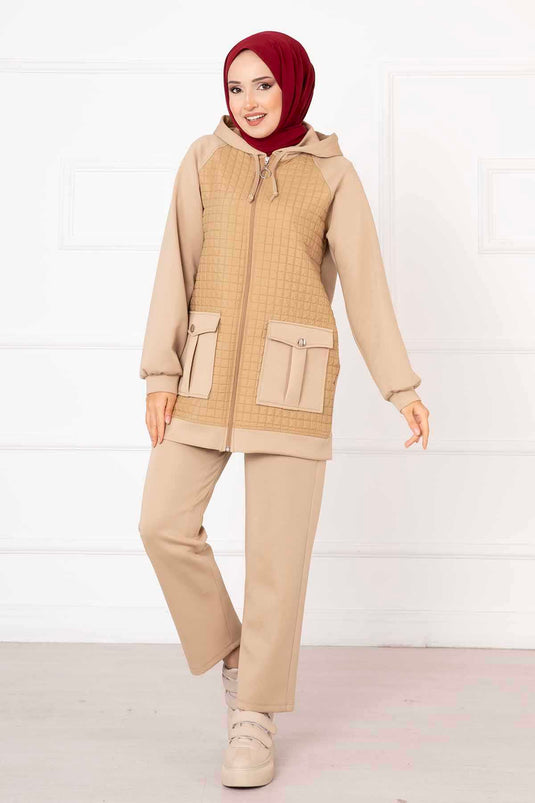 Kapüşonlu Kapitone İkili Takım TEN