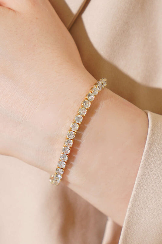 سوار ذهبي من حجر الممر المائي المربع