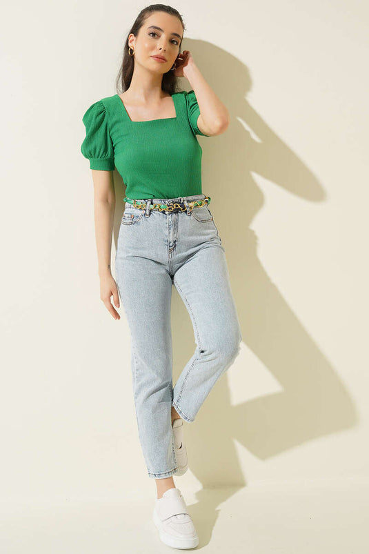 Collar Neck Blouse Benetton