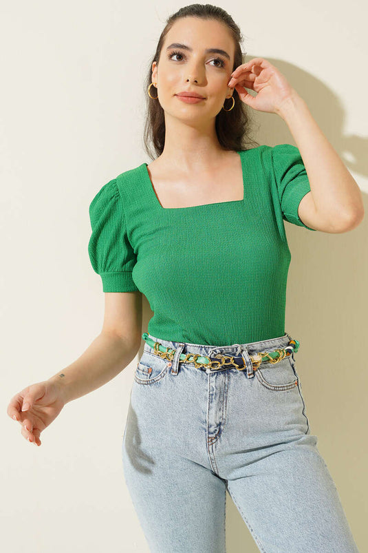 Collar Neck Blouse Benetton