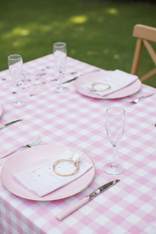 مفرش طاولة كارلي وردي