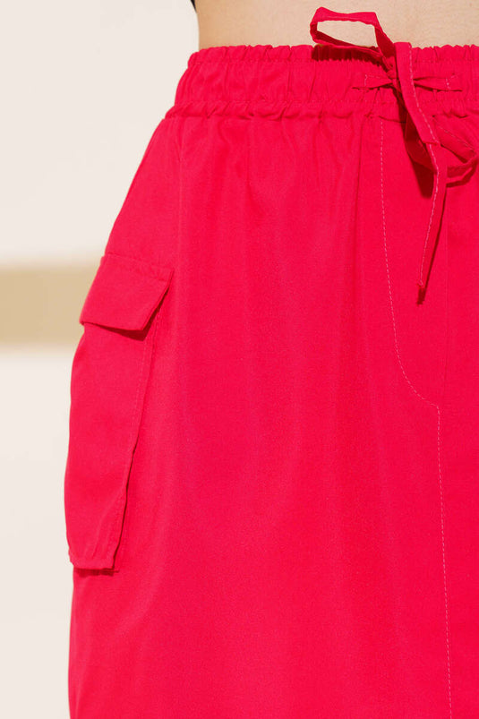 Kargo Cep Etek Bordo