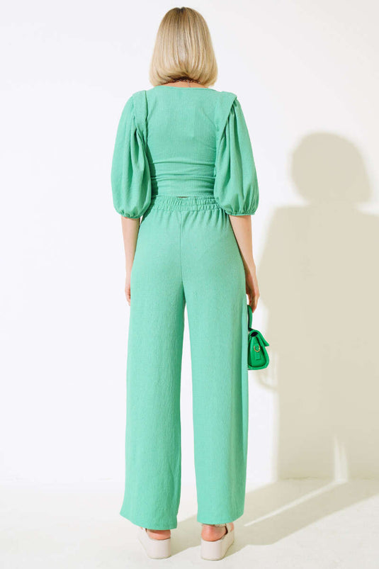 Ensemble deux pièces Benetton à manches pastèque