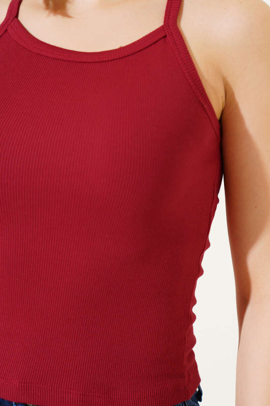 Kaşkorse Askılı Body Nar Çiçeği