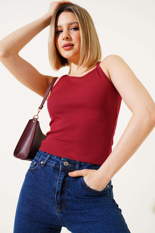 Kaşkorse Askılı Body Nar Çiçeği