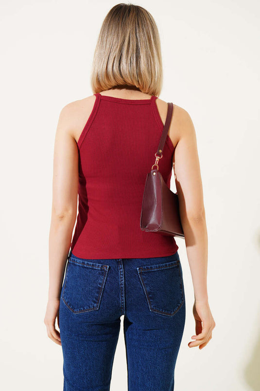 Kaşkorse Askılı Body Nar Çiçeği