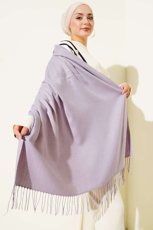 Cashmere Shoulder Shawl Lilac