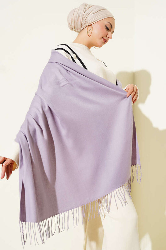 Cashmere Shoulder Shawl Lilac