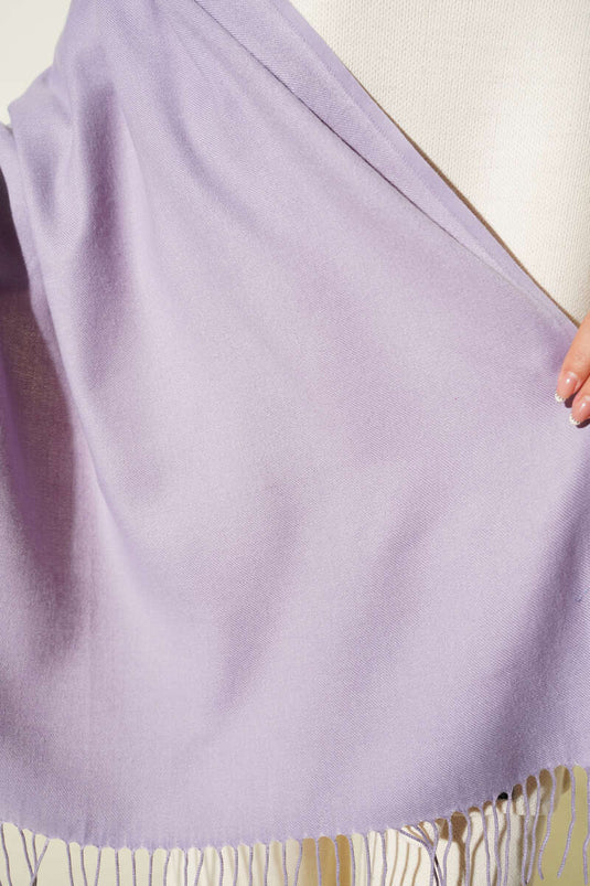 Cashmere Shoulder Shawl Lilac