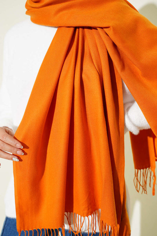 Cashmere Shoulder Shawl Orange