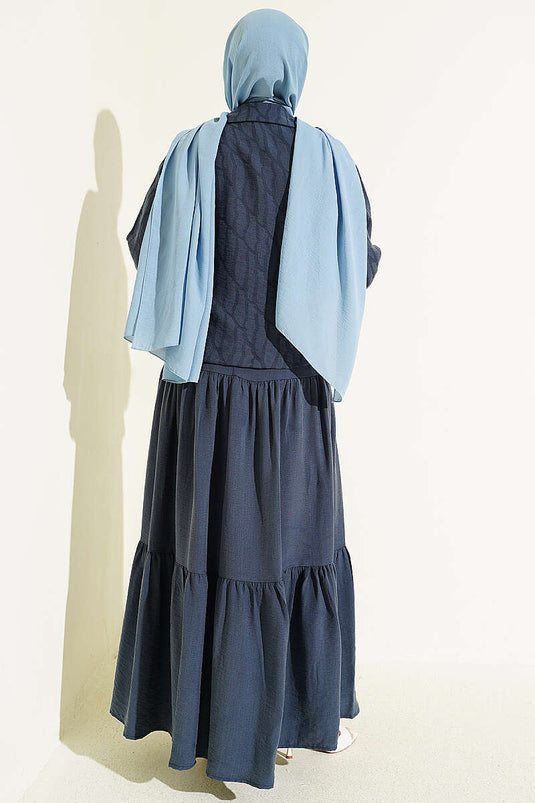 Completo Kat Kat Tensel con Gilet Indaco