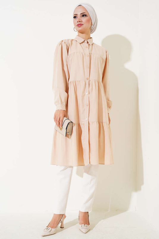 Kat Kat Uzun Tunik Bej