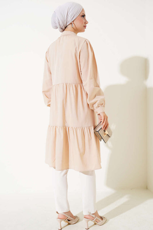 Kat Kat Uzun Tunik Bej