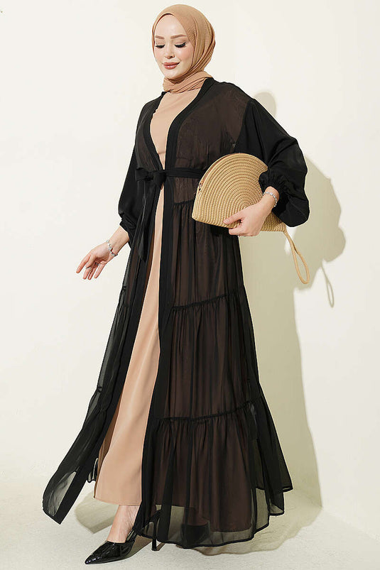 Ensemble De Robe À Plusieurs Couches Beige