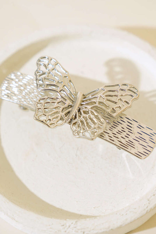 Butterfly Buckle Silver
