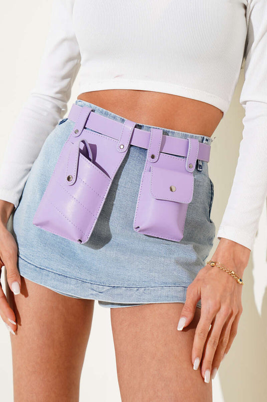 Sac banane lilas
