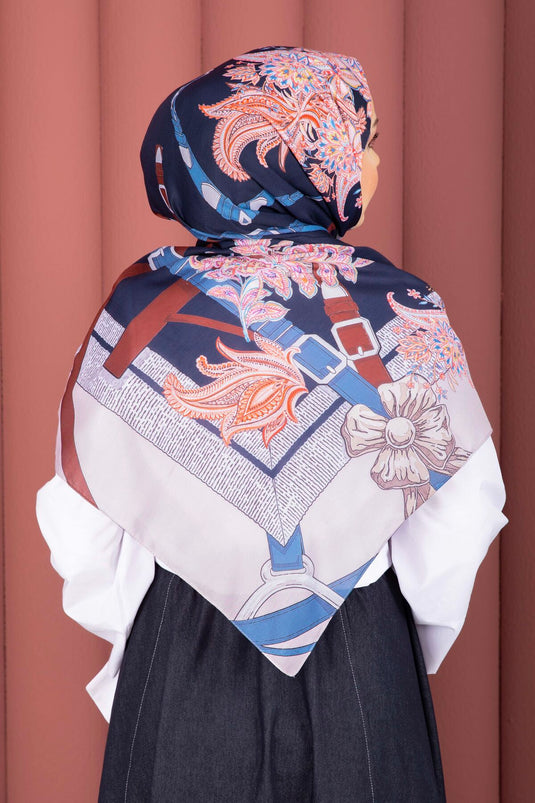 Kemer Desen Premium Şal Serisi Pudra