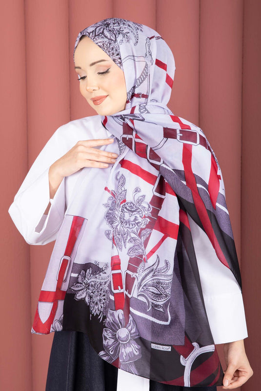 Belt Pattern Premium Shawl Series Black