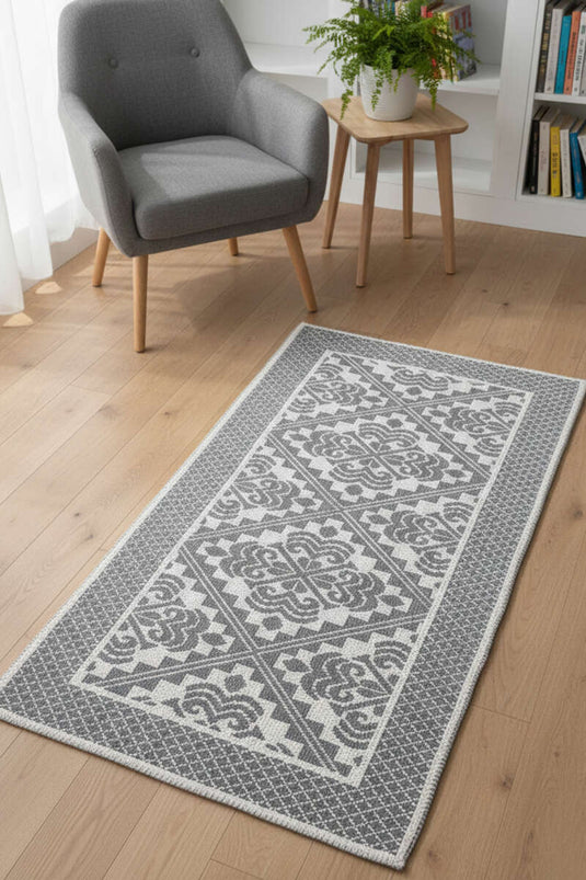 Self-Embossed Patterned Kilim Assorted 3