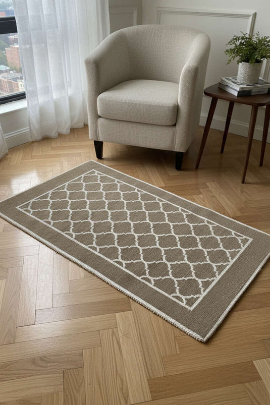 Kendinden Kabartma Desenli Kilim Asorti 6