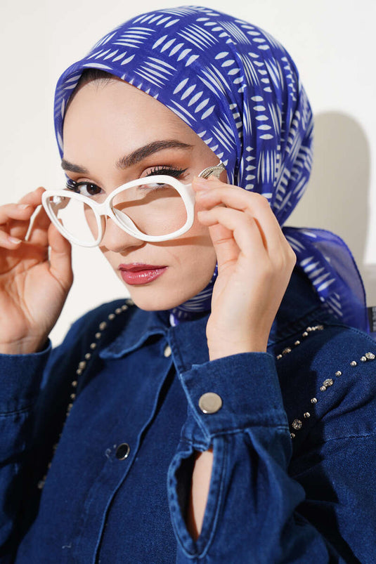 Écharpe imprimée à motifs assortis Saks