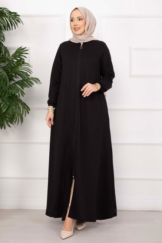 Ferace classique zippée noire