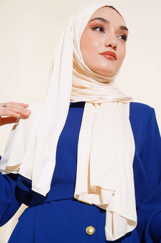 Classic Knit Shawl Vanilla