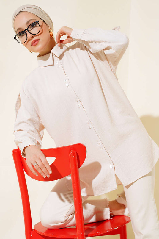 حجر القميص مع كتاف الأكمام