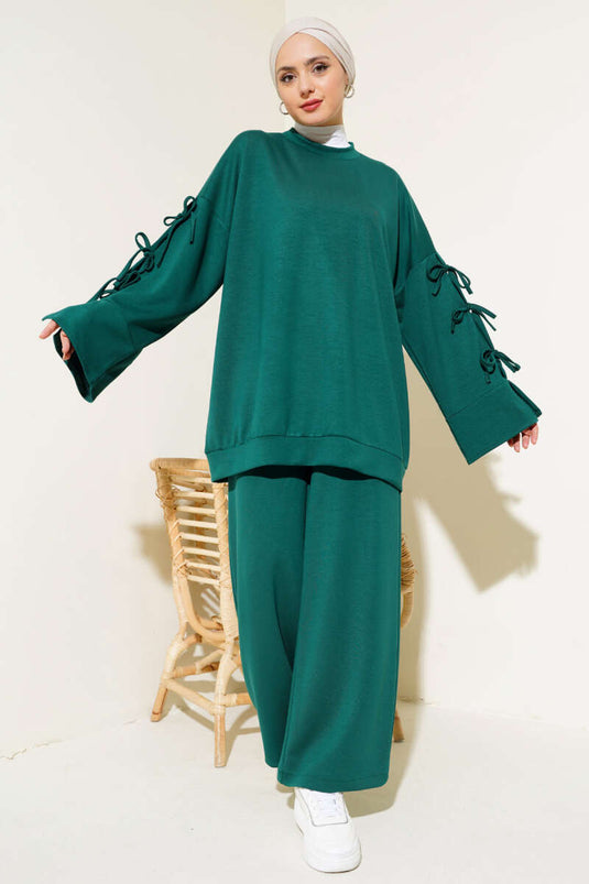 Kol Bağcık Detaylı İkili Takım Zümrüt