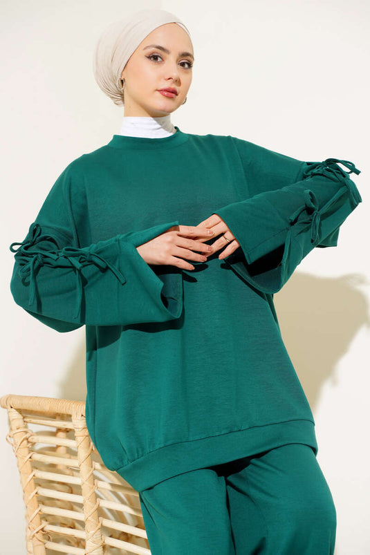 Kol Bağcık Detaylı İkili Takım Zümrüt