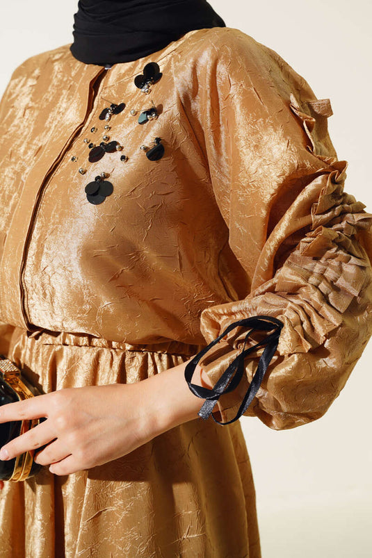 Kol Büzgülü İkili Takım Camel