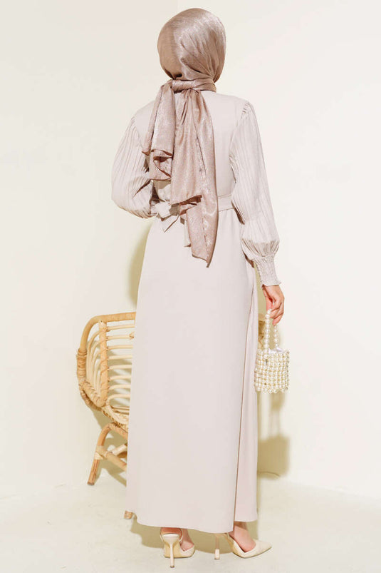 Kol Piliseli Taşlı Ferace Taş