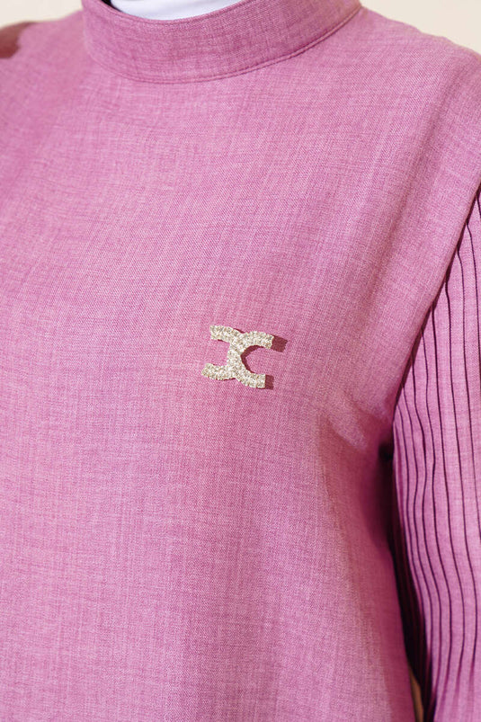 Colliers Piliseli Keten İkili Takım Magenta