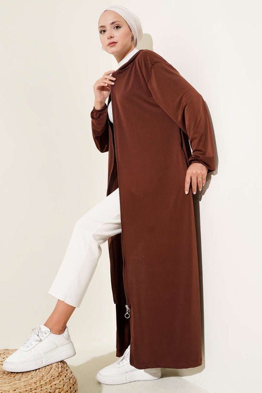 Kolu Lastikli Uzun Kap Kahve