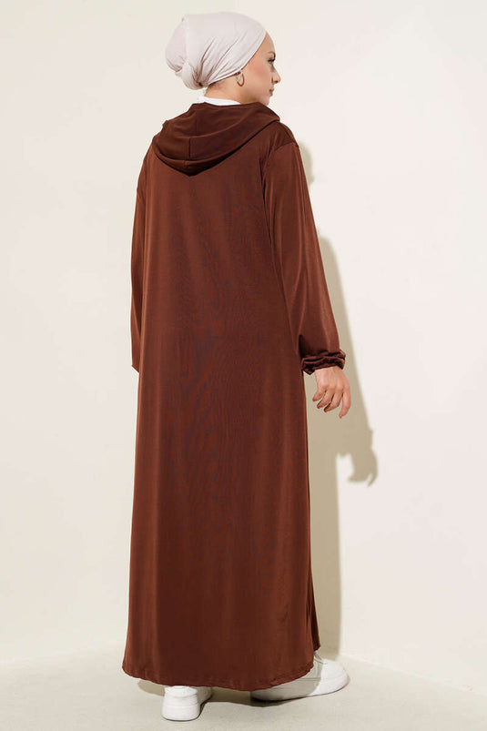 Kolu Lastikli Uzun Kap Kahve