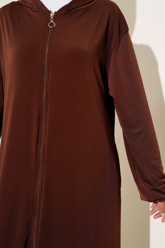 Kolu Lastikli Uzun Kap Kahve