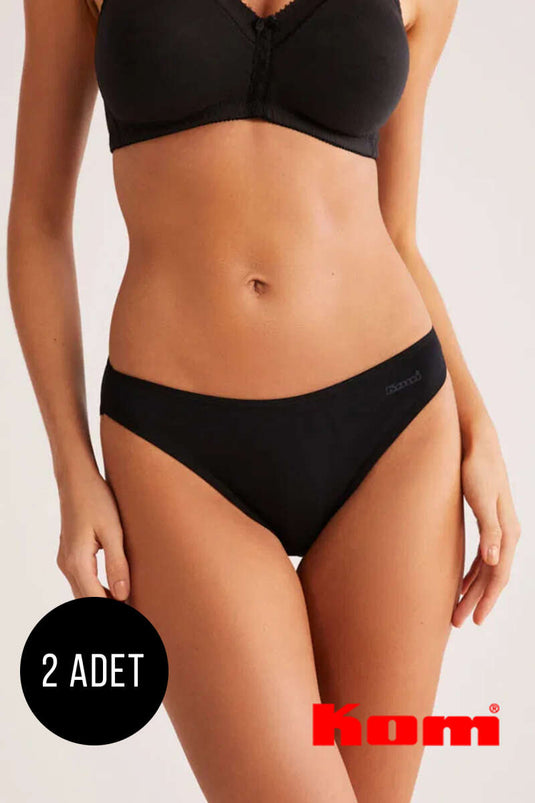 Kom Basic 2-Pack Panties Black