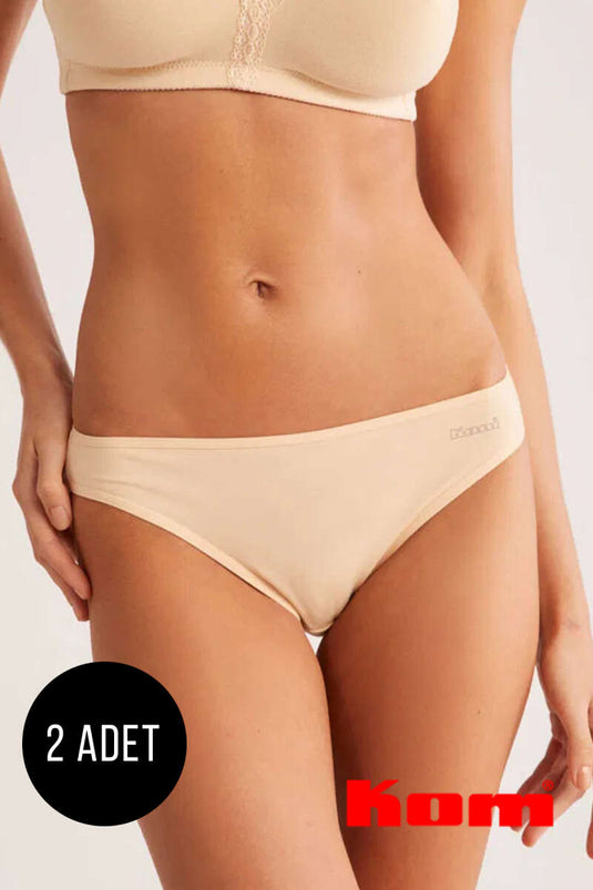 Kom Basic 2'li Külot Ten