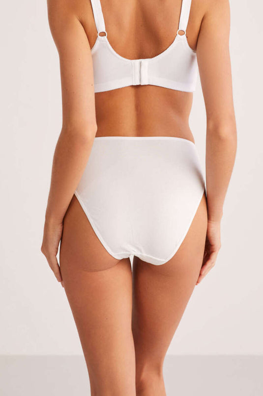 Kom Basic 2'li Slip Külot Beyaz