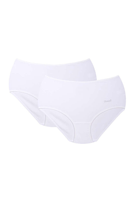 Kom Basic Maxi 2'li Külot Beyaz