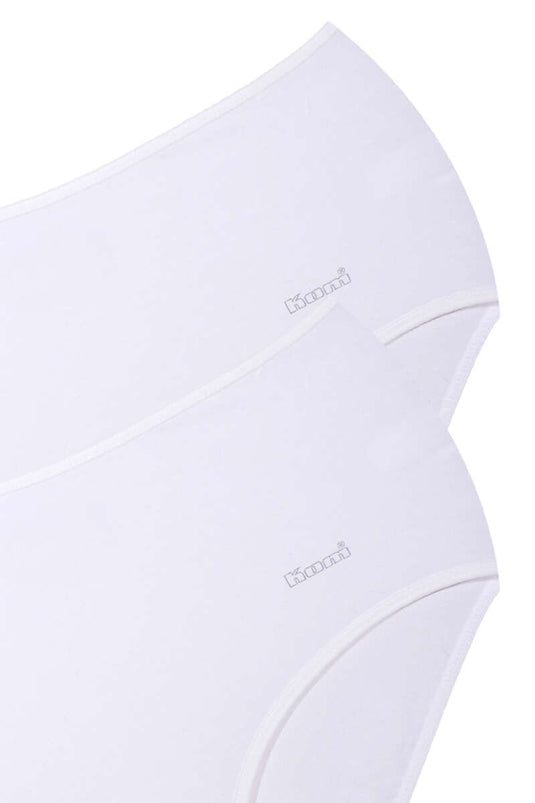 Kom Basic Maxi 2'li Külot Beyaz
