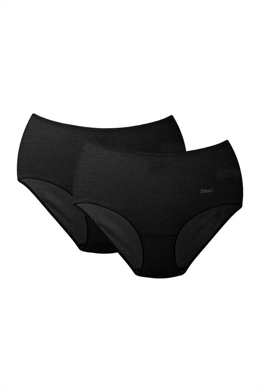 Kom Basic Maxi 2'li Külot Siyah