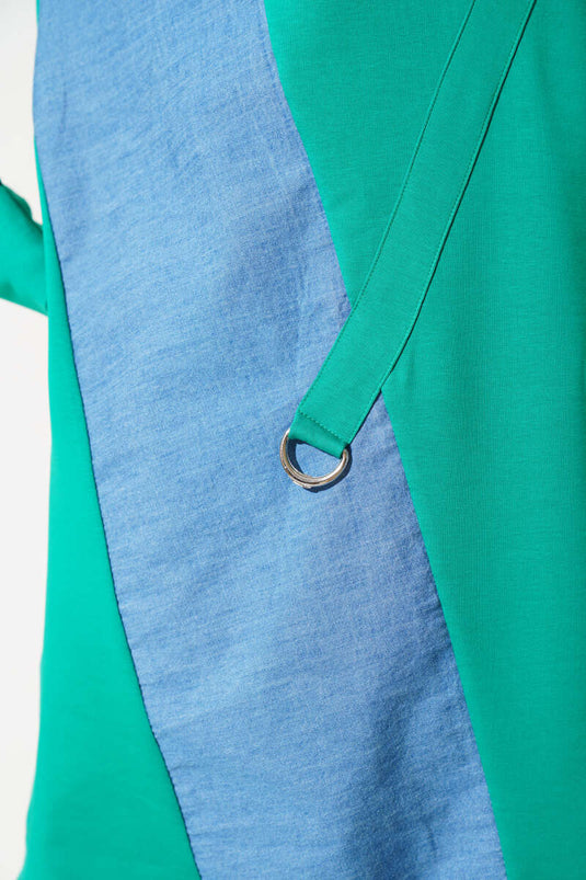 سترة من الدنيم غارني مفصلة بينيتون