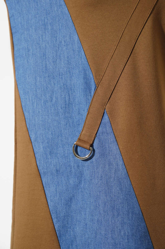 Kot Garni Detaylı Tunik Taba