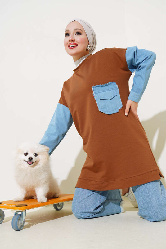 Two Thread Tunic in Tan