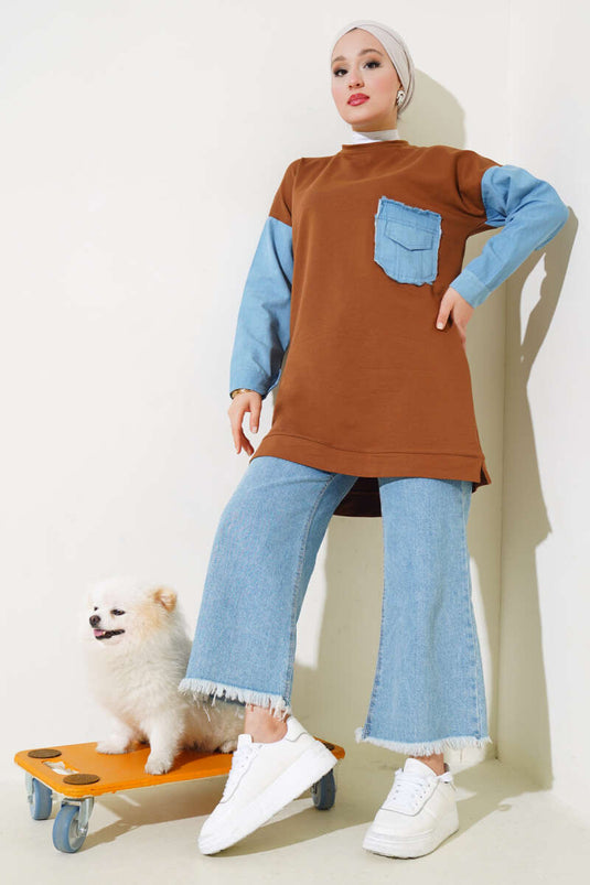 Two Thread Tunic in Tan