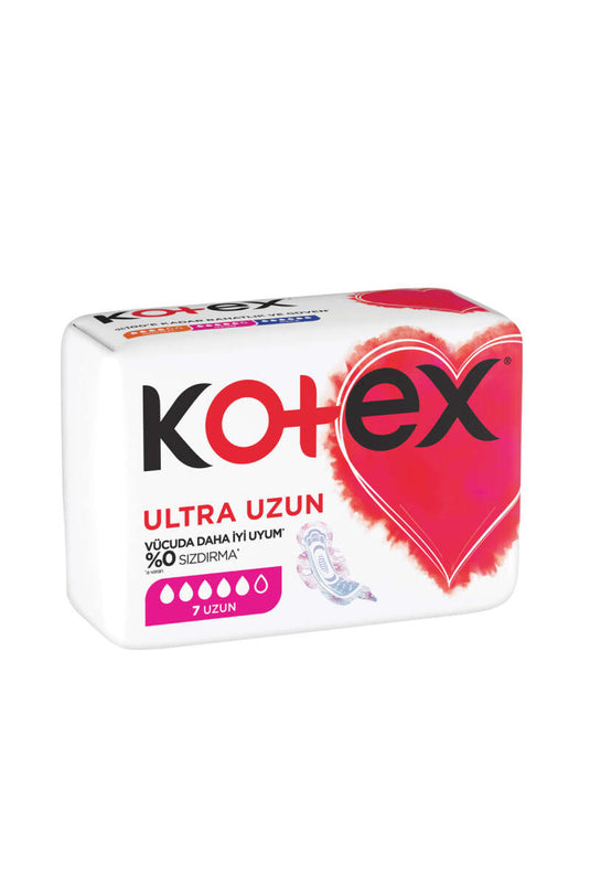 Kotex Ultra Toallas Higiénicas Extra Largas Paquete De 7 Unidades
