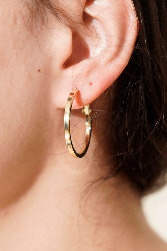 Small Hoop Earrings Gold