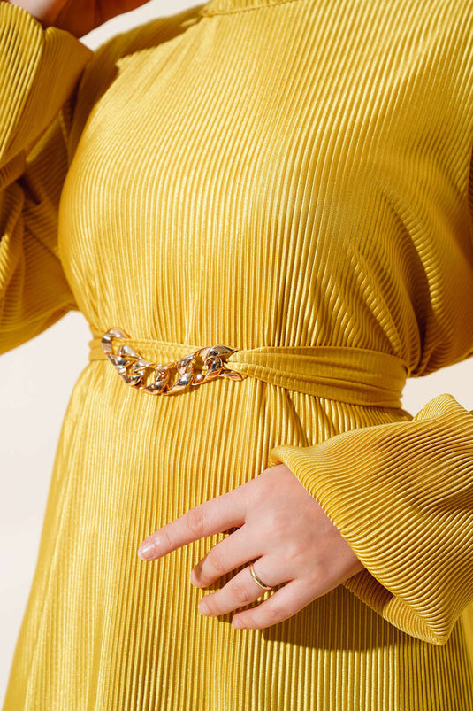 Belt Accessorized Set Mustard