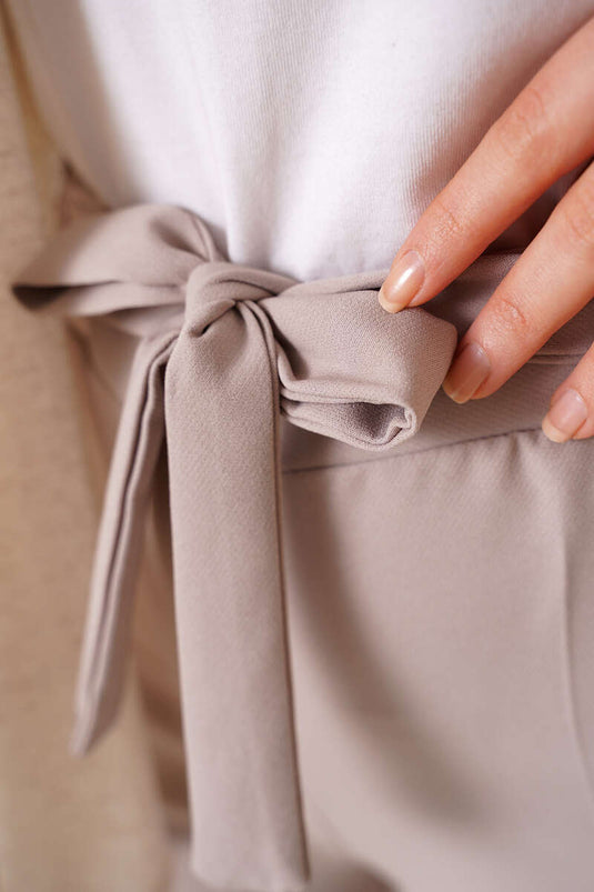 Belted Dabble Pants Stone